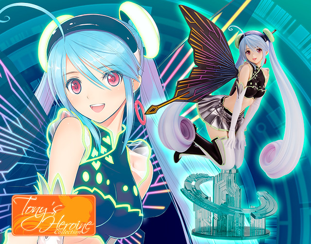 壽屋「Tony's 女主角收藏集」電腦妖精 Ai-On-Line  『Tony’sヒロインコレクション』電脳妖精アイオーン・リーネ