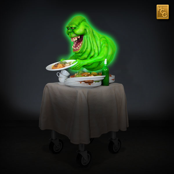 Hollywood Collectibles Group【貪吃史萊姆】Ghostbusters Slimer 1/4 比例雕像作品 HCG 限定版 玩具人Toy People News