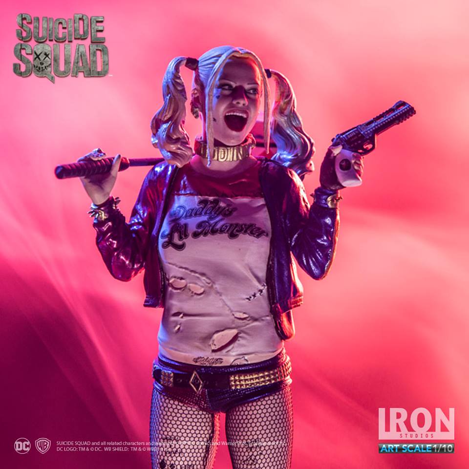 Iron Studios 自殺突擊隊【小丑女哈莉．奎茵】Suicide Squad Harley Quinn 1/10 比例全身雕像作品