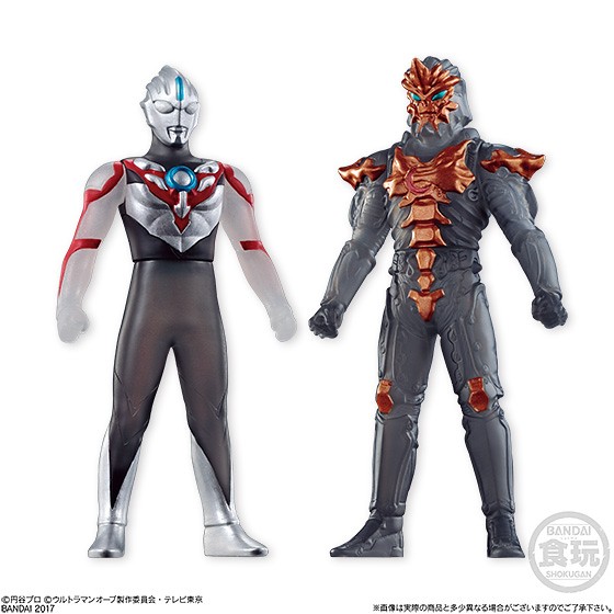 軟膠英雄VS超人力霸王對決特集「超人力霸王激闘編」！ソフビヒーローVSウルトラマン対決セット ウルトラマンオーブ激闘編
