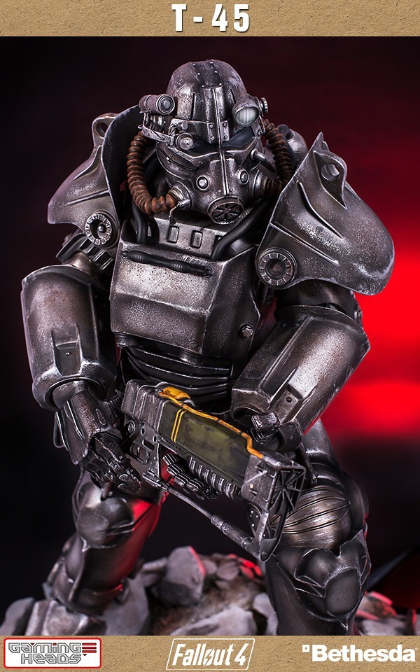 末日求生必備神裝！《異塵餘生4》T-45 動力裝甲服1/4 比例雕像 『フォールアウト4』 T-45 パワーアーマー