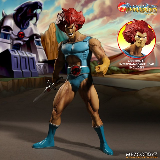 霹靂、霹靂、霹靂貓！！！MEZCO 《霹靂貓》Mega Scale 系列 - 獅貓 豪華組  ThunderCats Mega Scale Lion-O Deluxe Edition