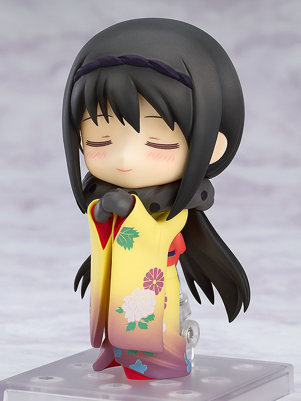 華麗的和服禮裝 黏土人《魔法少女小圓》 曉美焰 和服禮裝Ver. ねんどろいど 暁美ほむら 晴着Ver.