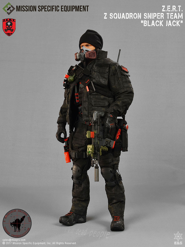 真實存在於世上的「殭屍應對小組」Z.E.R.T Z中隊狙擊手「黑傑克」Zombie Eradication Response Team Z Squadron Sniper 