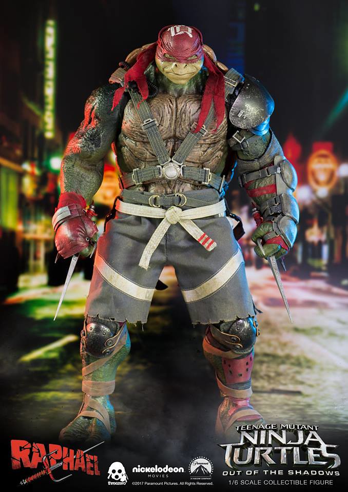 threezero 忍者龜：破影而出【拉斐爾】Teenage Mutant Ninja Turtles Raphael 1/6 比例人偶作品
