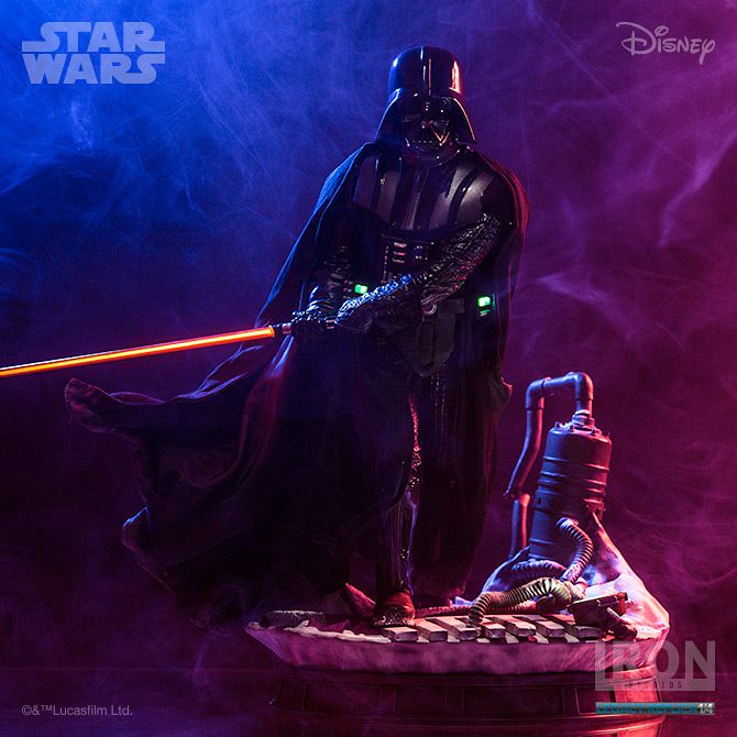 Iron Studios 星際大戰五部曲：帝國大反擊【黑武士達斯．維德】Darth Vader 1/4 比例全身雕像作品