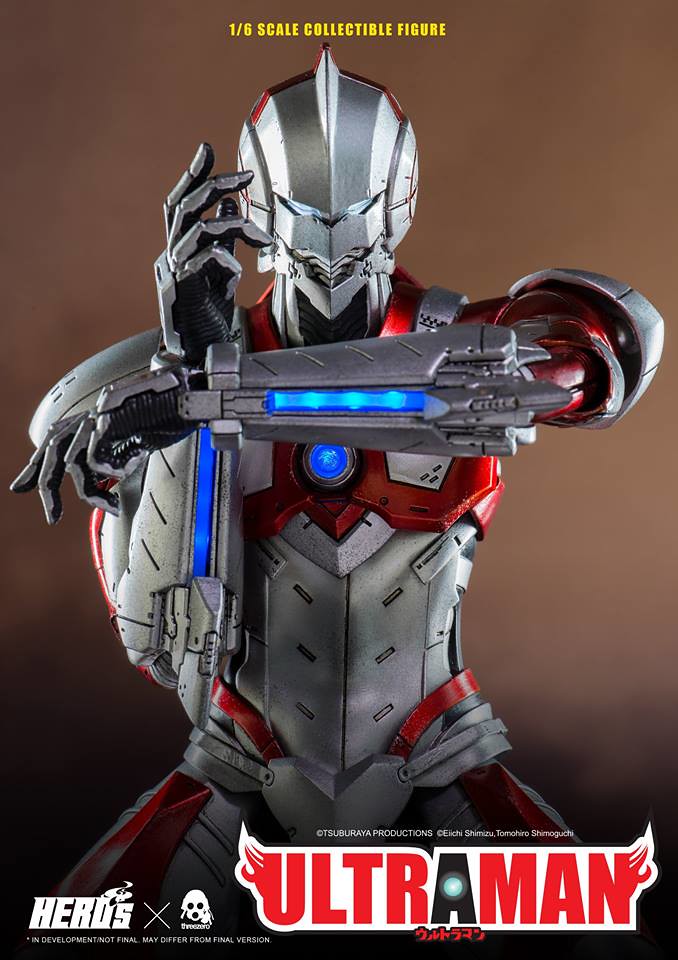 threezero 超人力霸王【新時代：早田進次郎】ULTRAMAN SUIT 1/6 比例人偶作品