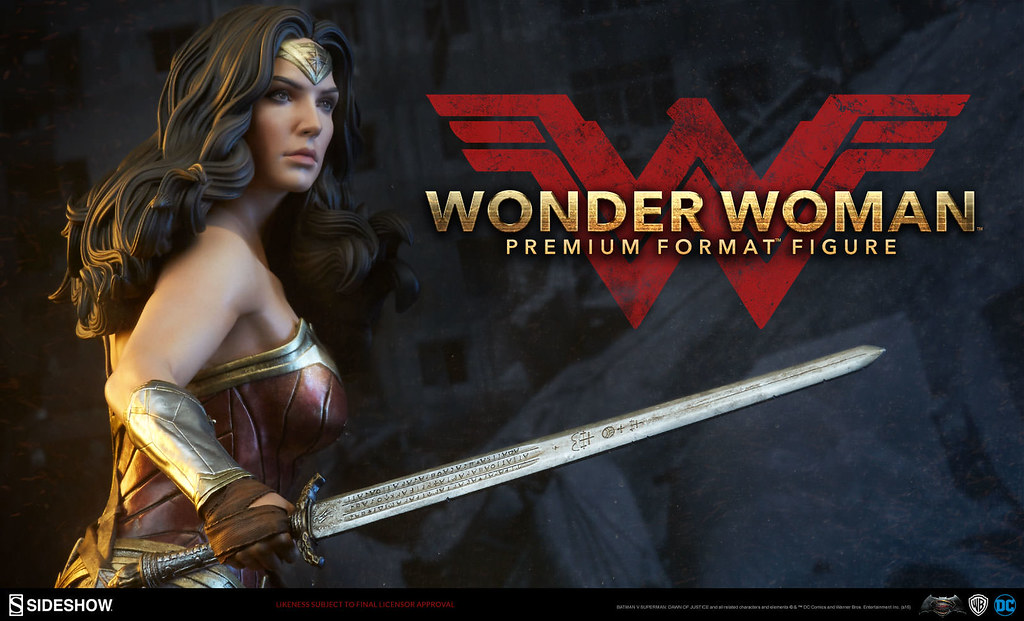 Sideshow Collectibles【神力女超人】蝙蝠俠對超人：正義曙光 Wonder Woman 1/4 比例全身雕像作品
