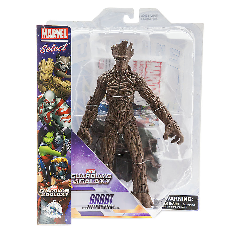 Marvel Select【星際異攻隊：樹人格魯特】Guardians of the Galaxy Groot 10 吋可動人偶作品