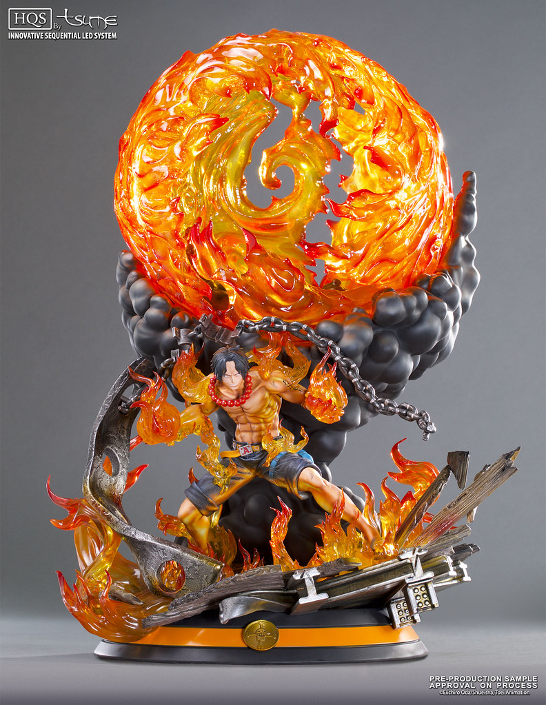 純欣賞！！秒完售？！TSUME 航海王系列【火拳波特卡斯．D．艾斯】Portgas D. Ace HQF 1/7 比例全身雕像作品