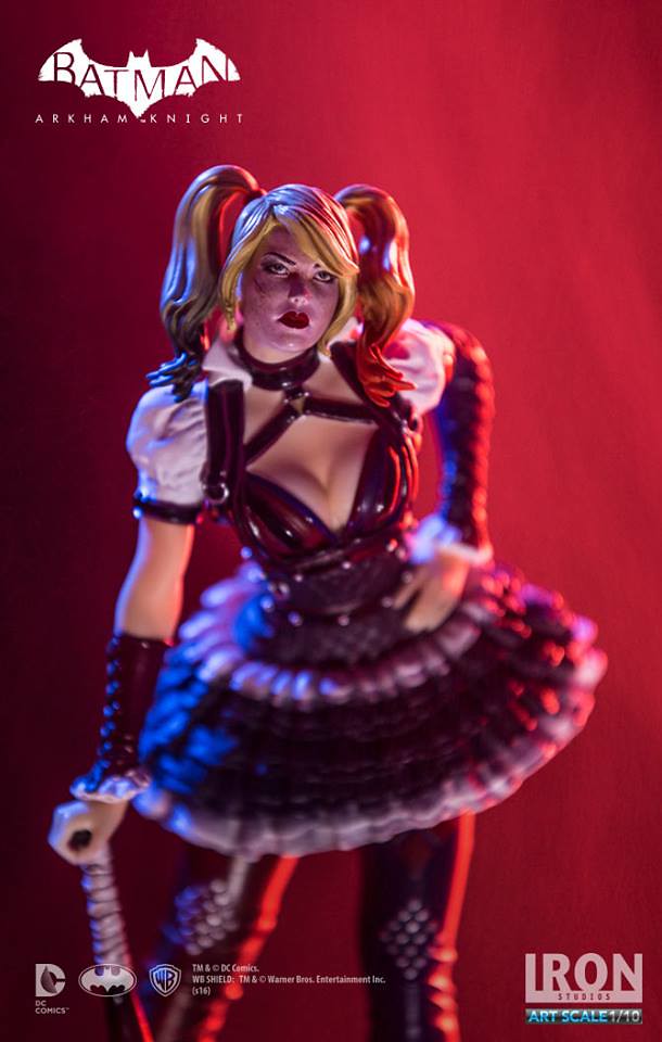 Iron Studios 蝙蝠俠：阿卡漢騎士【小丑女哈莉．奎茵】Arkham Knight Harley Quinn 1/10 比例全身雕像作品