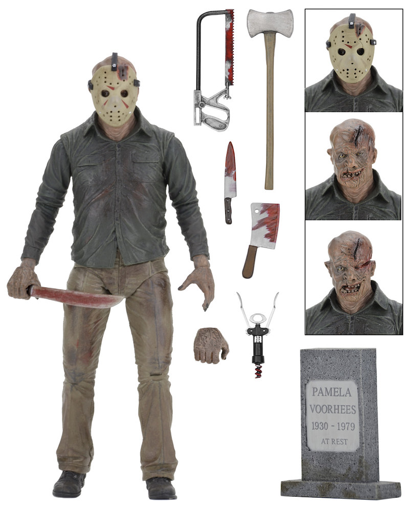 NECA【十三號星期五4：終極殺人魔傑森】Friday The 13th: The Final Chapter Jason Voorhees 7 吋人偶作品