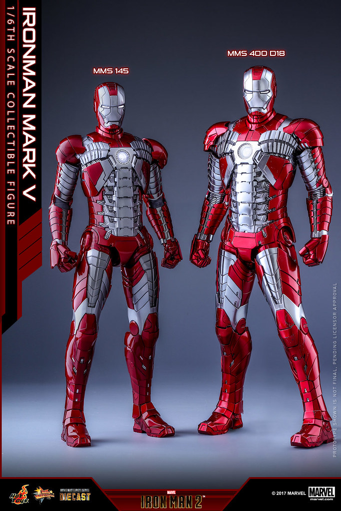 Hot Toys – MMS400D18 – 鋼鐵人2【鋼鐵人馬克5：合金版】Mark V