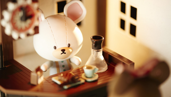 萬代全新『組裝』微縮模型「HACO ROOM（ハコルーム）」第一彈：小熊學校（くまのがっこう）