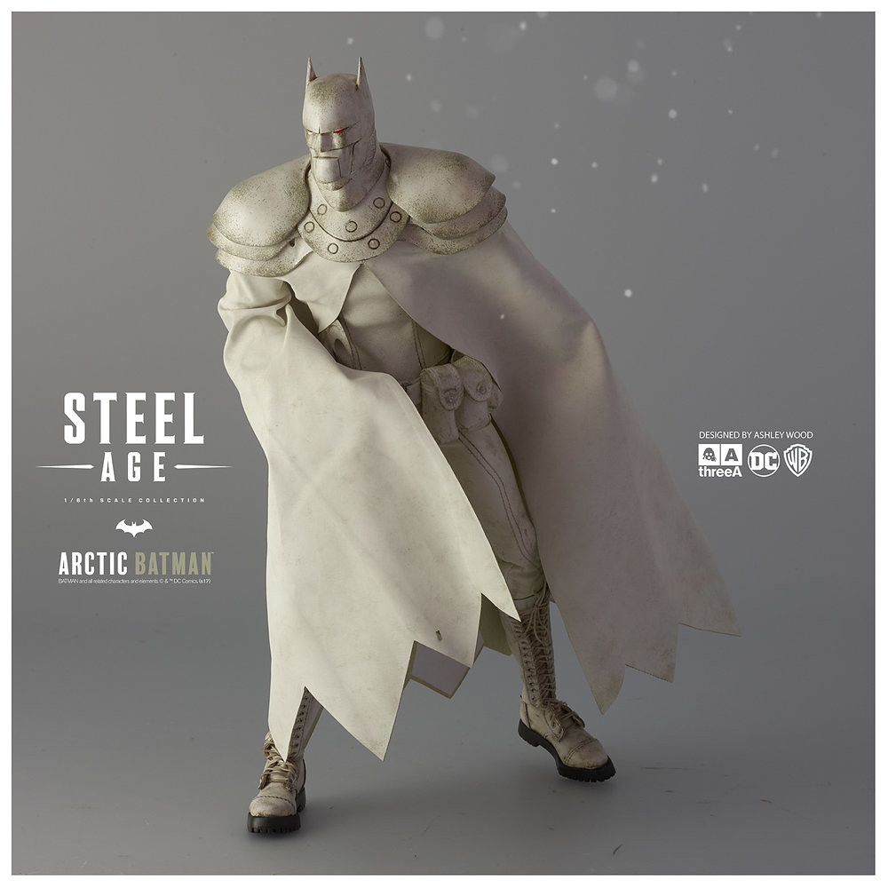 threeA DC Comics 系列【鋼鐵世代：極地蝙蝠俠】Steel Age Arctic Batman 1/6 比例人偶作品