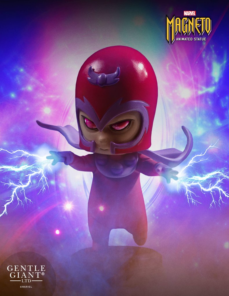 史上最可愛的強力吸鐵？！Gentle Giant【萬磁王】Magneto Animated Statue 全身雕像作品