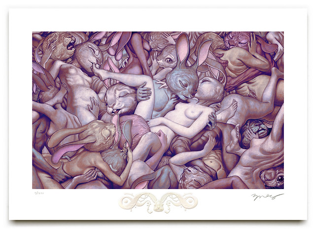 James Jean 「Lapins d'Amour」情人節24小時限定販售數位版畫！