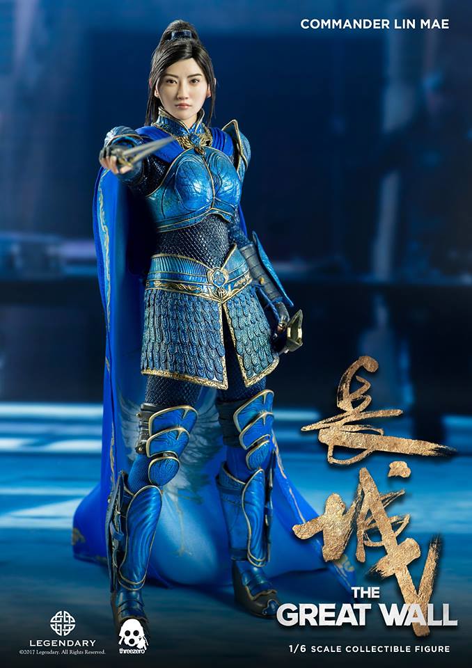 threezero 長城【鶴軍將領：林梅】The Great Wall Commander Lin Mae 1/6 比例人偶作品