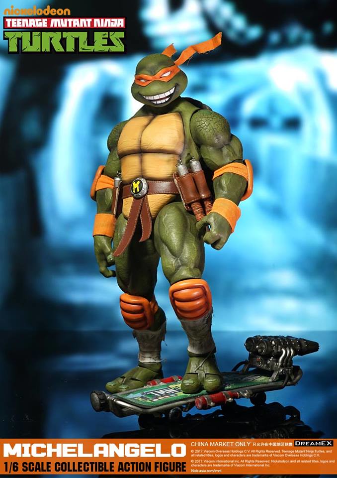 DreamEX 忍者龜系列【柳丁花：米開朗基羅】TMNT Michelangelo 1/6 比例人偶作品