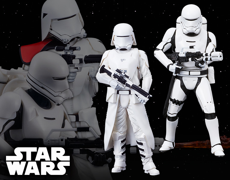 壽屋 ARTFX+ 星際大戰系列【第一軍團雪地兵、火焰兵】First Order Snow Trooper & Flame Trooper 1/10 比例雕像作品