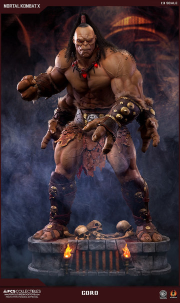 Pop Culture Shock Collectibles 真人快打系列【戈洛】Mortal Kombat X Goro 1/3 比例雕像作品
