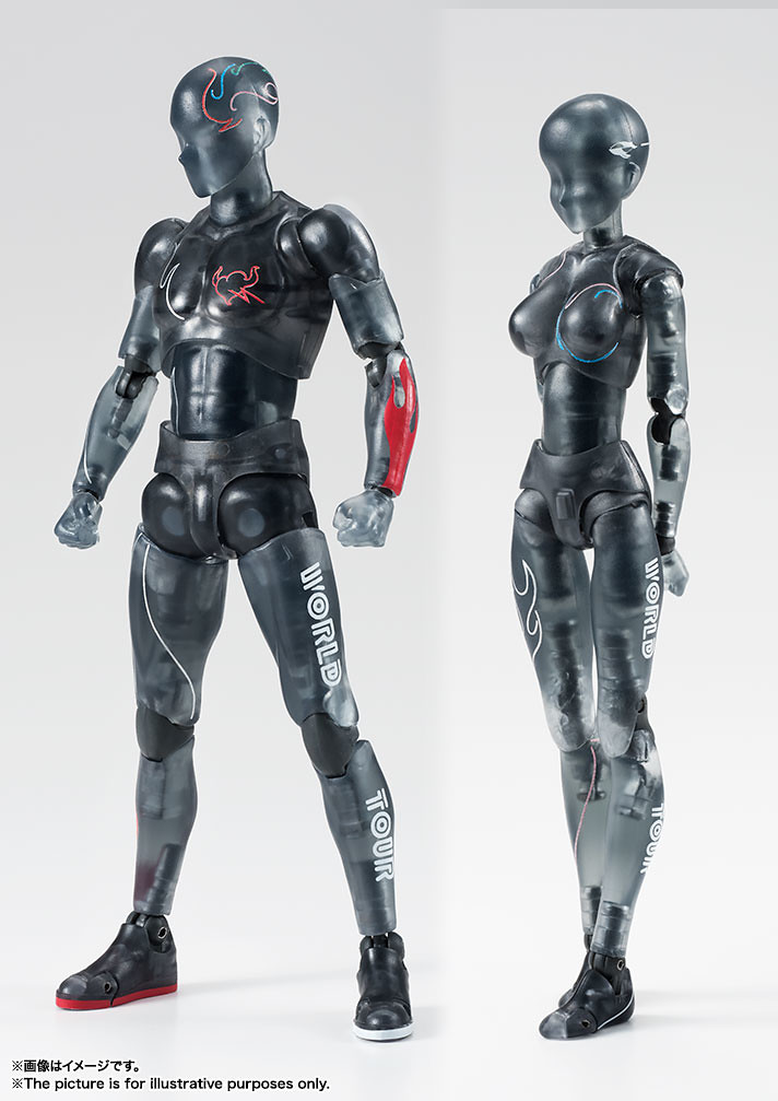 S.H.Figuarts 素體君/素體醬（ボディくん / ボディちゃん） WORLD TOUR Ver.【魂NATION 10th】