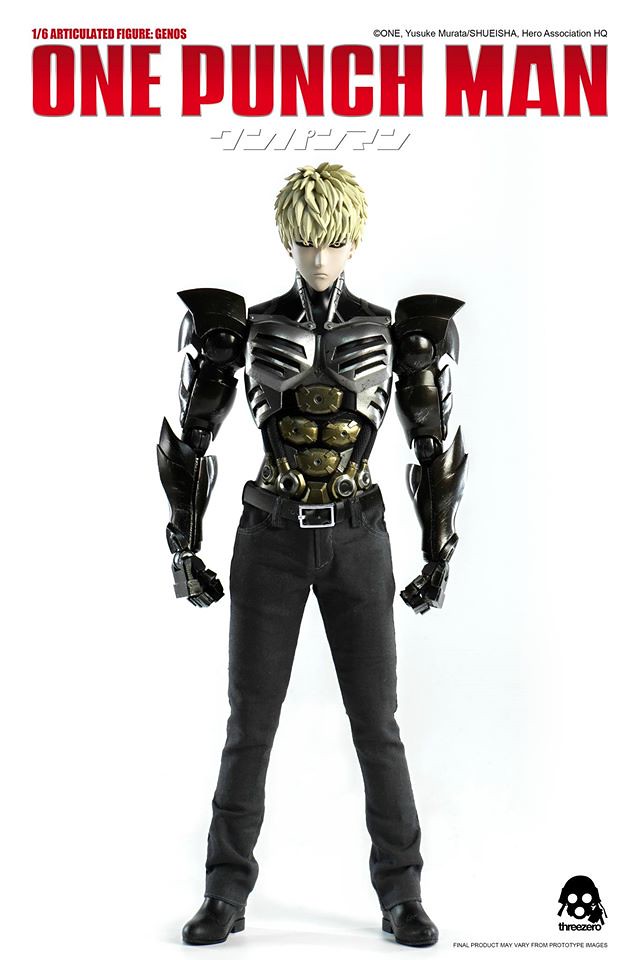 threezero 一拳超人【魔鬼生化人：傑諾斯】ONE–PUNCH MAN GENOS 1/6 比例人偶作品