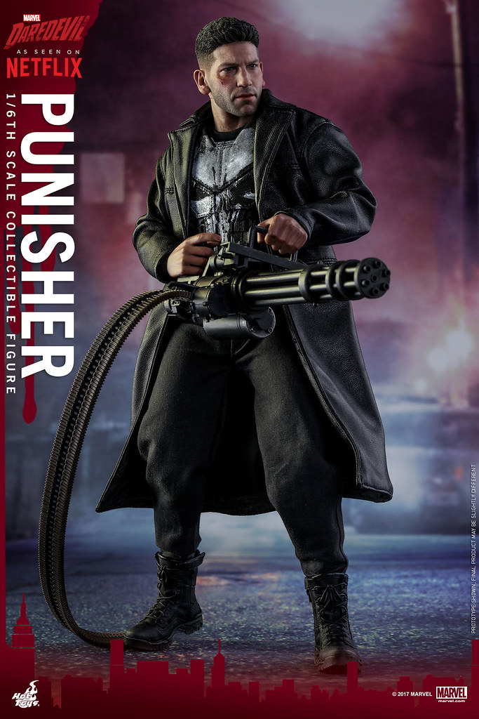 Hot Toys – TMS004 – 漫威夜魔俠【制裁者：法蘭克．卡索】Punisher 1/6 比例人偶作品