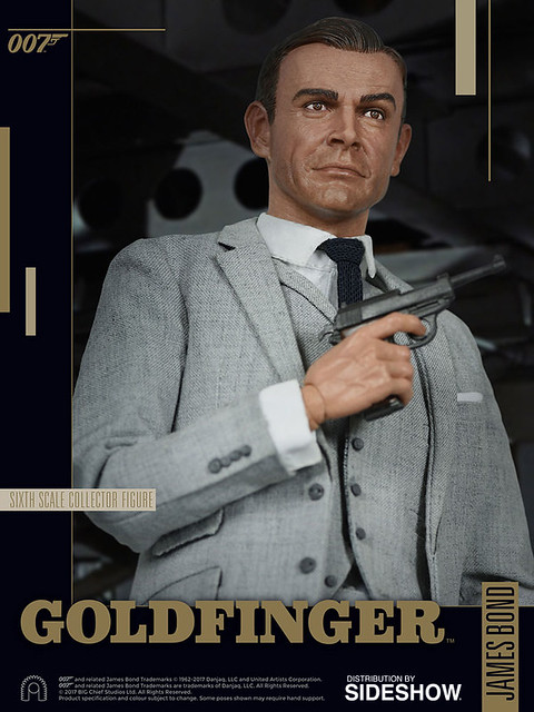 棒，真是棒！BIG Chief Studios - 《007：金手指》詹姆士‧龐德1/6 人偶 Goldfinger James Bond