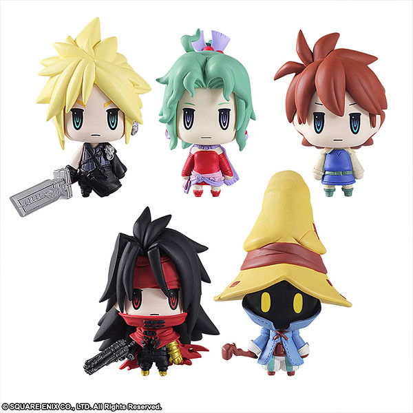 可愛Q版造型！《FINAL FANTASY》 TRADING ARTS Mini 第二彈「克勞德/蒂娜/巴茲/文森特/比比」