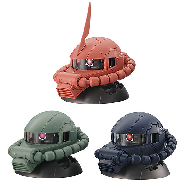 《機動戰士鋼彈 》EXCEED MODEL 薩克頭像「盒裝版本」超好評再登場！！ZAKU HEAD 9個入りBOX