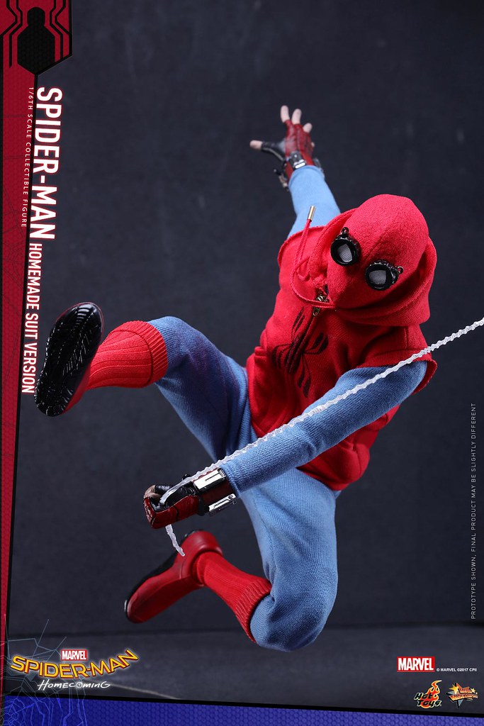 Hot Toys – MMS414 – 《蜘蛛人：返校日》1/6比例 蜘蛛人(自製服裝Ver.) Spider-Man: Homecoming Homemade Suit Version