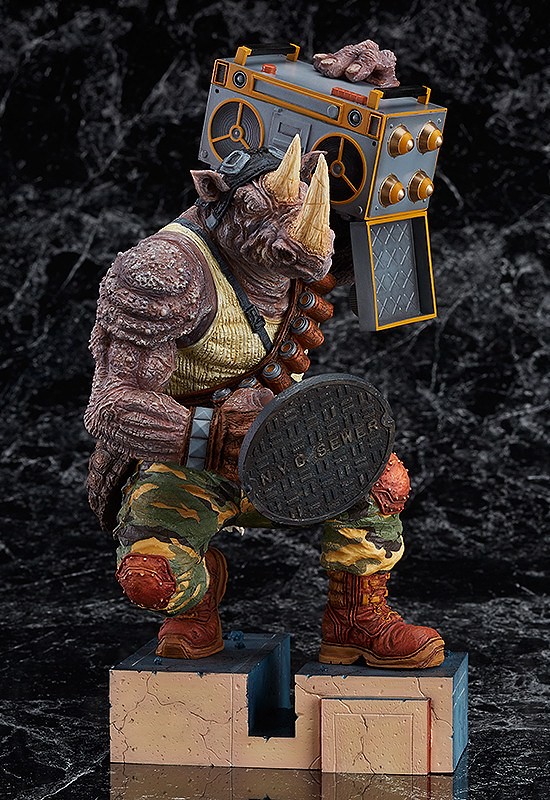 Good Smile Company 忍者龜收藏雕像系列【洛克史迪】Teenage Mutant Ninja Turtles ロックステディ