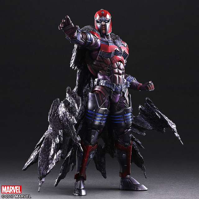 PLAY ARTS改 MARVEL COMICS 變體版【萬磁王】MARVEL UNIVERSE VARIANT PLAY ARTS -KAI- MAGNETO，威壓登場！！！