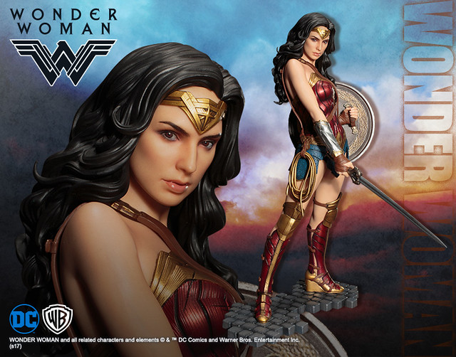 女神降臨，壽屋ARTFX 系列[神力女超人]WONDER WOMAN1/6 比例全身雕像作品