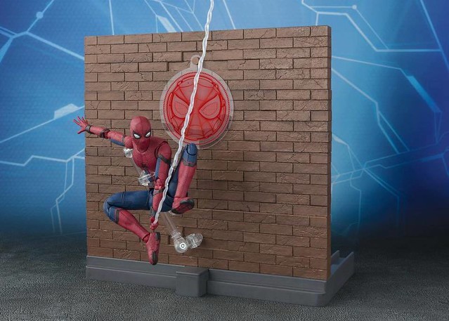 S.H.Figuarts 《蜘蛛人: 返校日》蜘蛛人 「魂Option Act Wall Set」北美限定場景組