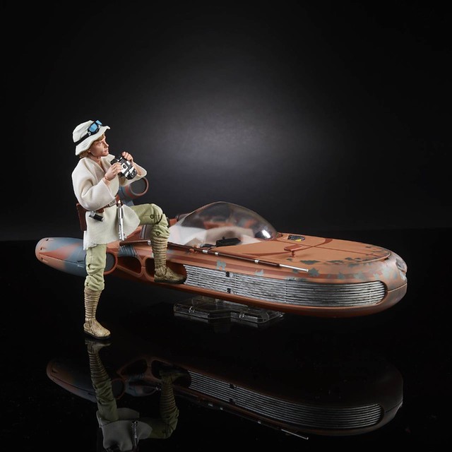 孩之寶【黑標6吋系列】路克·天行者＆X-34陸行艇豪華場景組 LUKE SKYWALKER WITH X-34 LANDSPEEDER DELUXE SET 登場！ 