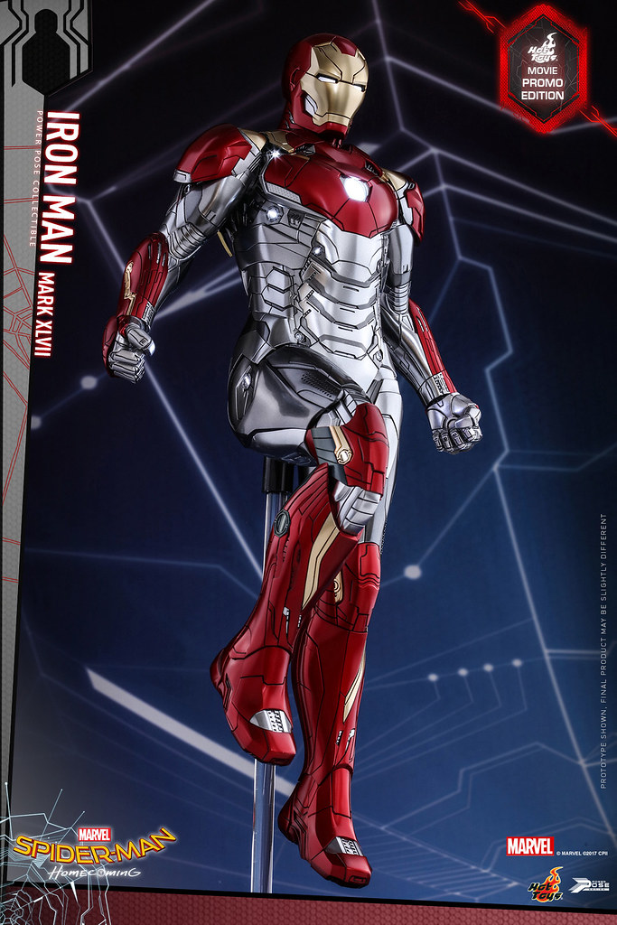 鋼鐵人最新裝甲公開！！！Hot Toys – PPS004 – 《蜘蛛人：返校日》1/6比例鋼鐵人馬克47 Iron Man Mark XLVII Power Pose Collectible Figure