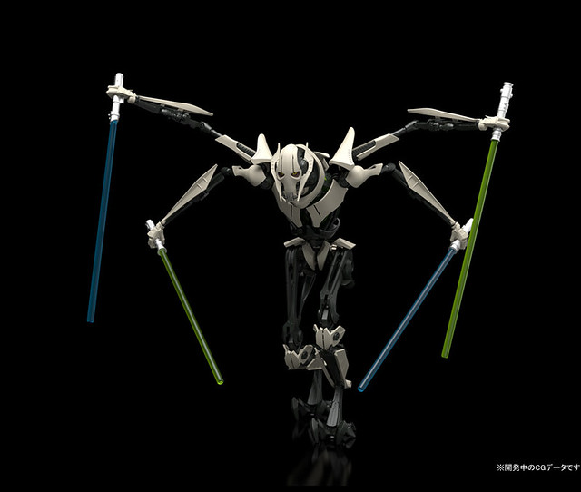 《星際大戰》組裝模型系列 – 葛里維斯將軍 GENERAL GRIEVOUS™ グリーヴァス将軍 1/12スケールプラモデル