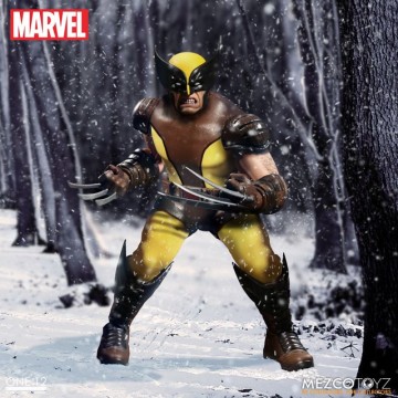MEZCO – ONE:12 COLLECTIVE 系列【金鋼狼】MARVEL Wolverine 1/12 比例人偶作品