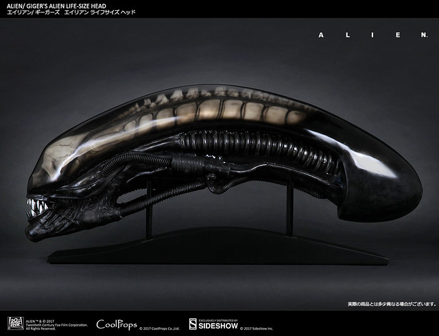 CoolProps【異形】Alien 1：1 電影道具複製頭像作品