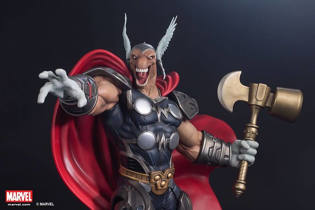 XM Studios® 馬面雷神【貝塔·雷·比爾】Beta Ray Bill 1/4 比例 全身雕像作品