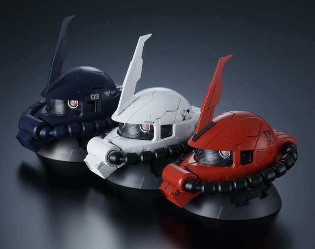 【更新官圖】王牌機師專用機一舉登場！《機動戰士鋼彈》EXCEED MODEL ZAKU HEAD 2 薩克頭像 第二彈