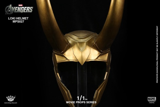 King Arts - 1/1電影道具系列 洛基 頭盔(Loki Helmet)