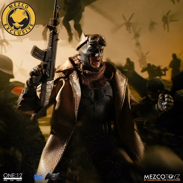 MEZCO – ONE:12 COLLECTIVE 系列【噩夢蝙蝠俠】Knightmare Batman 1/12 比例人偶作品 