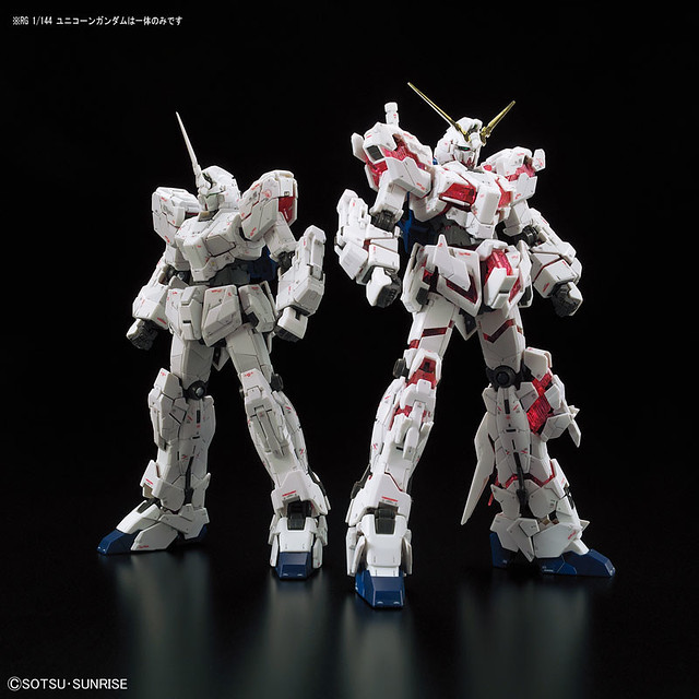 【試作成品圖公開】完全變形機構實現！RG 1/144 《機動戰士鋼彈UC》獨角獸鋼彈（ユニコーンガンダム）