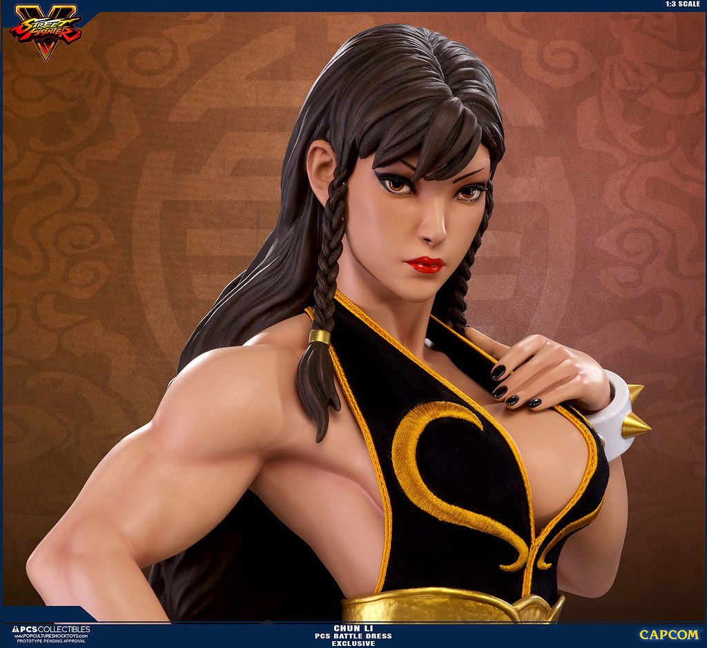 Pop Culture Shock 【春麗】13比例雕像 戰鬥服限定版 Chun Li 13 Statue Battle Dress Exclusive 玩具人toy People News 5949