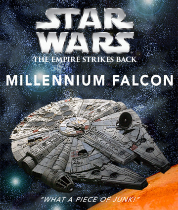 星際大戰中最經典的「垃圾」！！EFX Collectibles【千年鷹號】Millennium Falcon 1/100 比例道具複製品 Scaled Replica