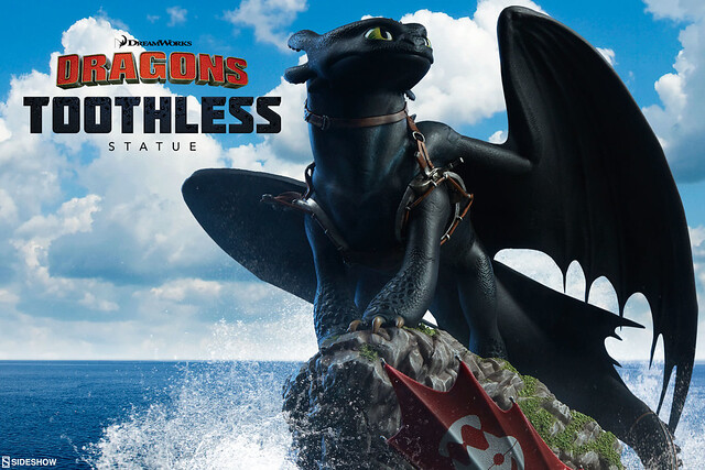 Sideshow Collectibles 馴龍高手【沒牙】How to Train Your Dragon Toothless 雕像作品