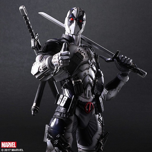史上最白爛嘴砲英雄！！ Play Arts 改 【死侍 X-Force ver.】Marvel Universe Variant Dead Pool 